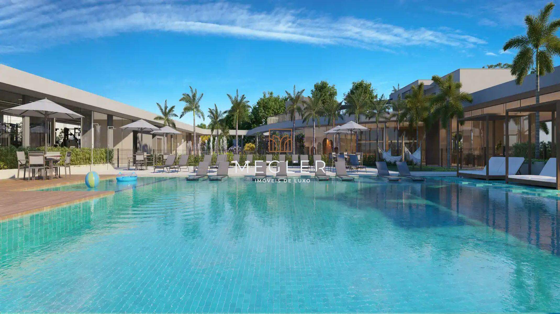 Apartamento à venda no Ouro Preto: Piscina com deck e prainha