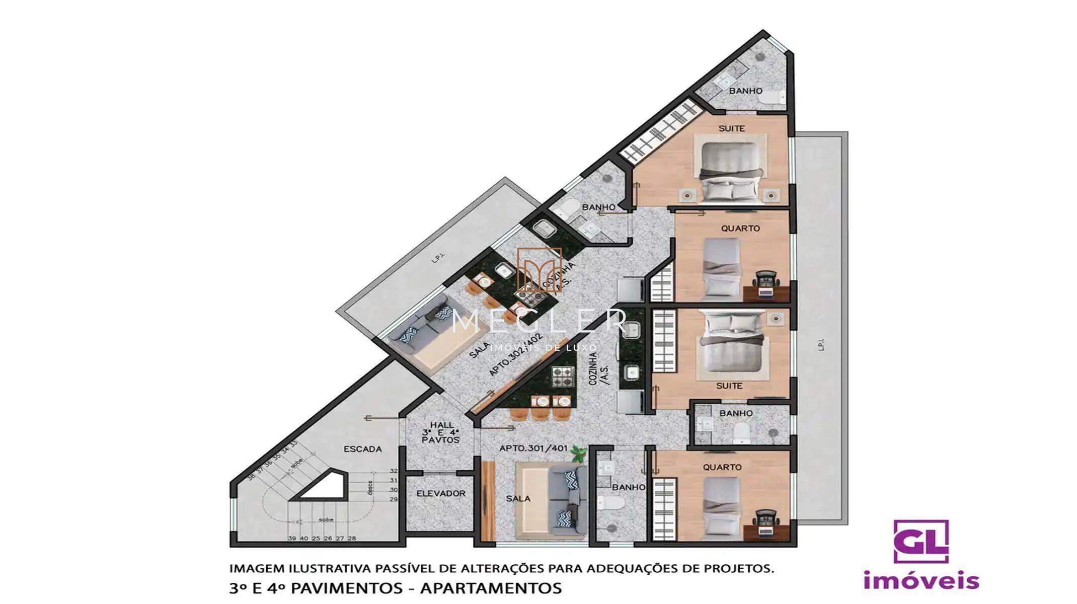 Apartamento à venda no Funcionários: 