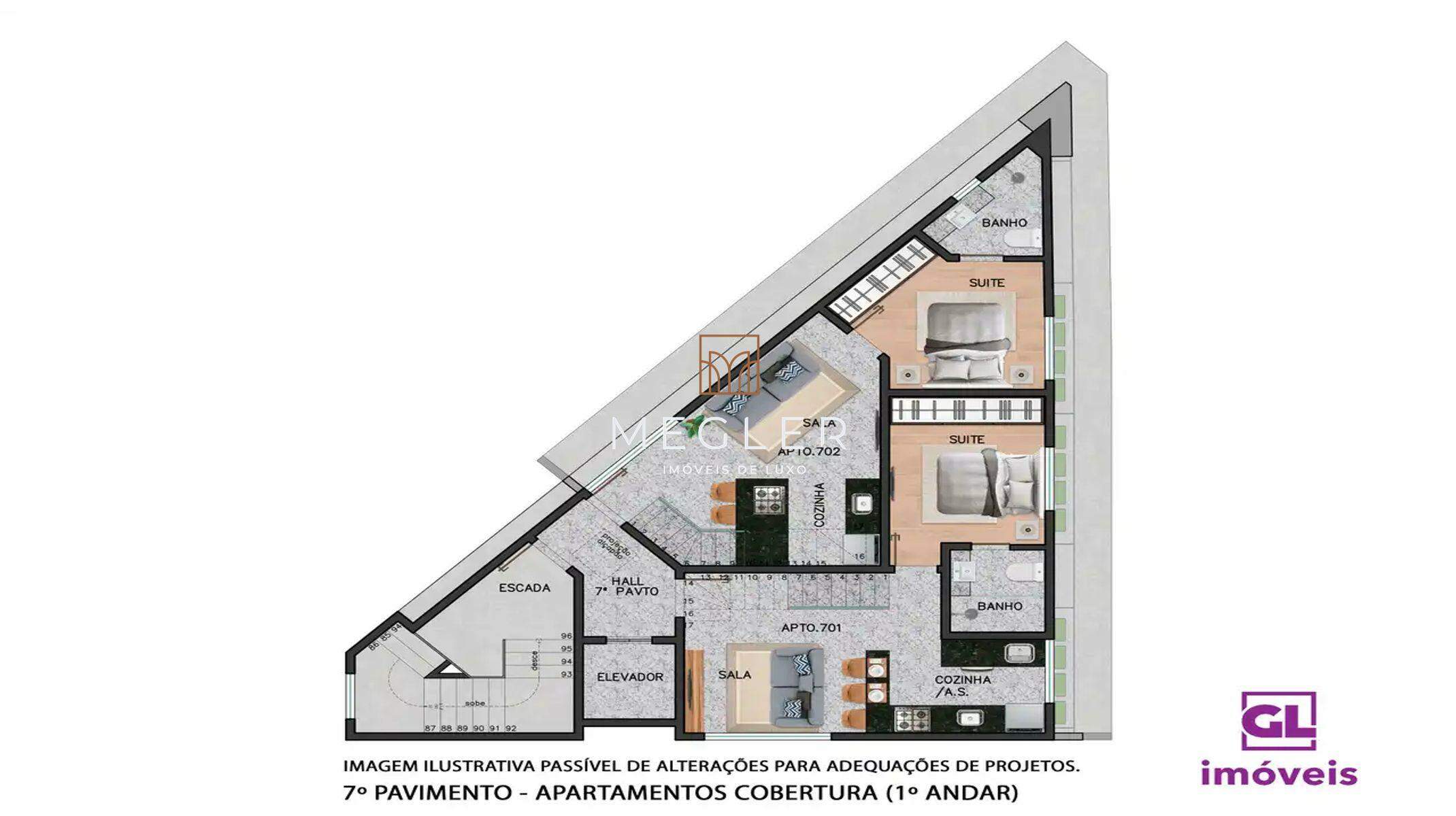 Apartamento à venda no Funcionários: 