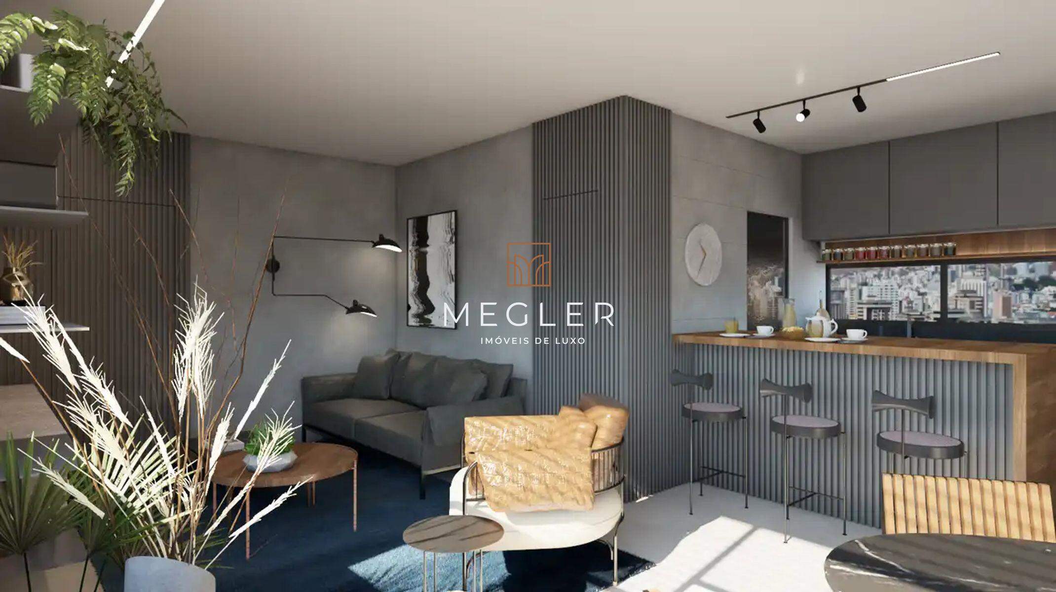 Apartamento à venda no Serra: SALA E COZINHA