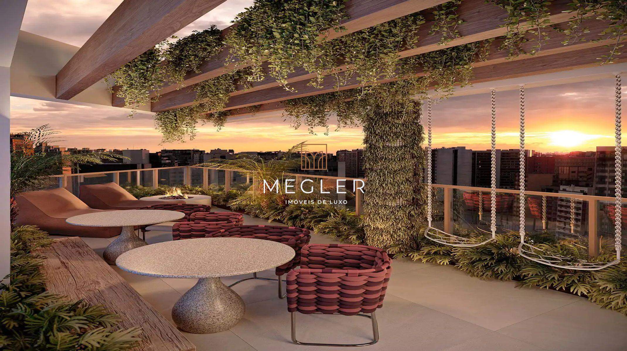 Apartamento à venda no Funcionários: Lounge com fogueira