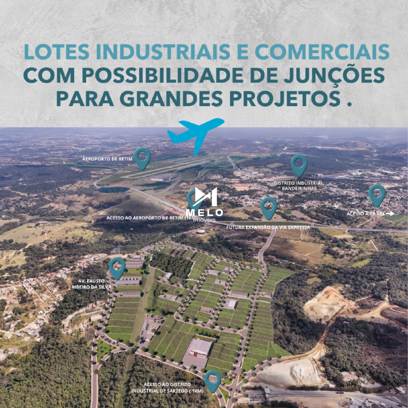 Lote Logístico ou Industrial à venda no Distrito Industrial Bandeirinhas: 