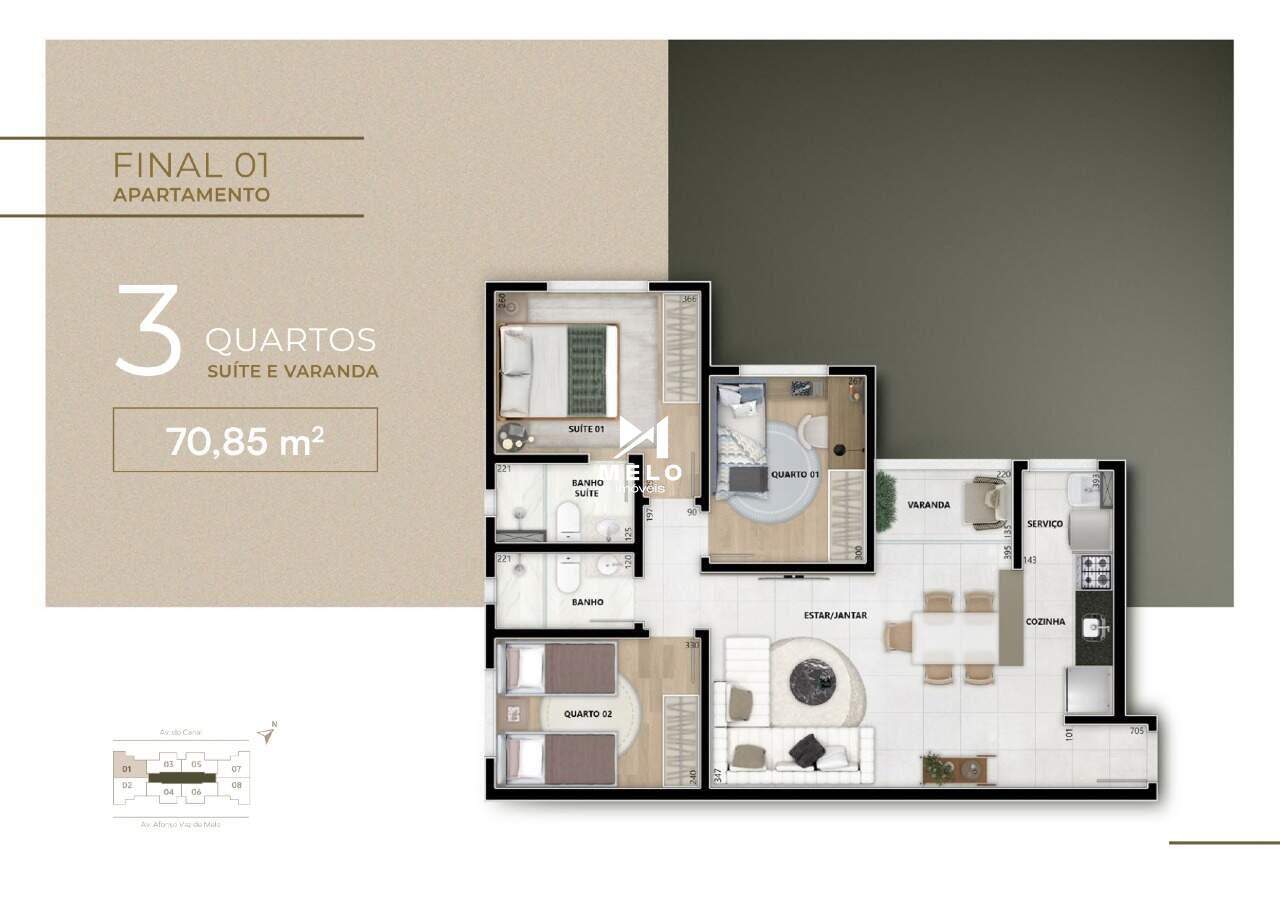 Apartamento à venda no Barreiro: 