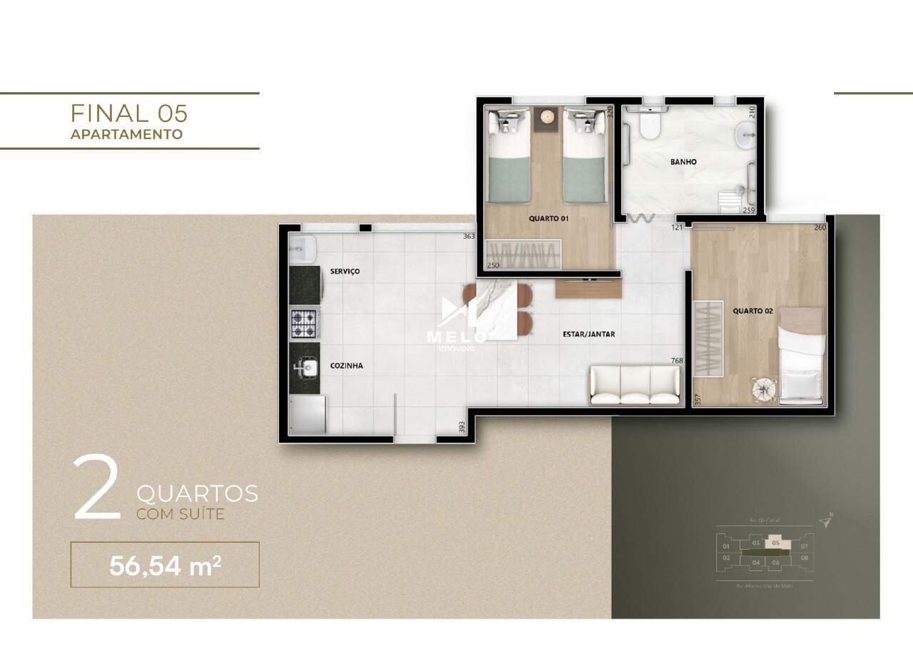Apartamento à venda no Barreiro: 