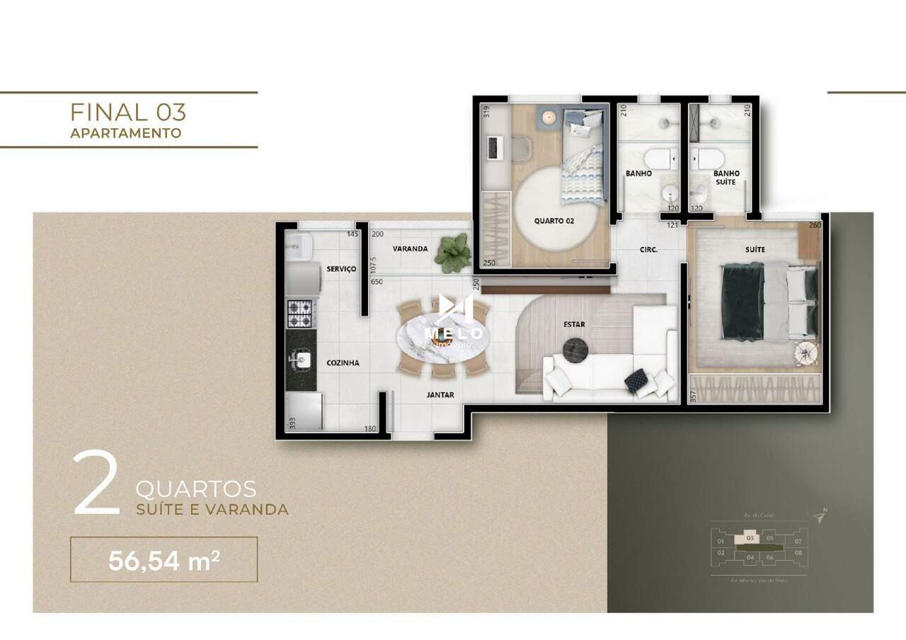 Apartamento à venda no Barreiro: 
