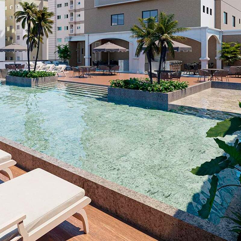 Apartamento à venda no Meia Praia: Piscina