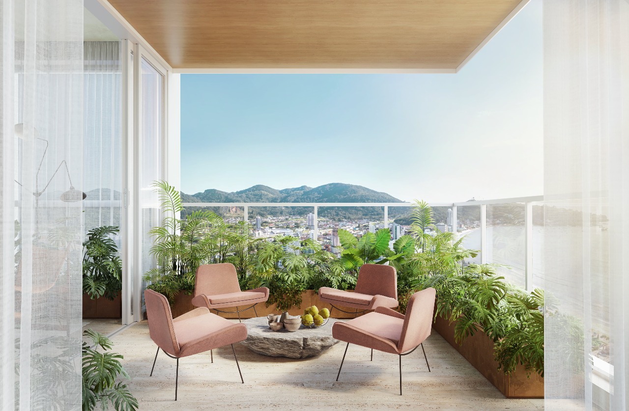 Apartamento à venda no Centro: Sacada com churrasqueira