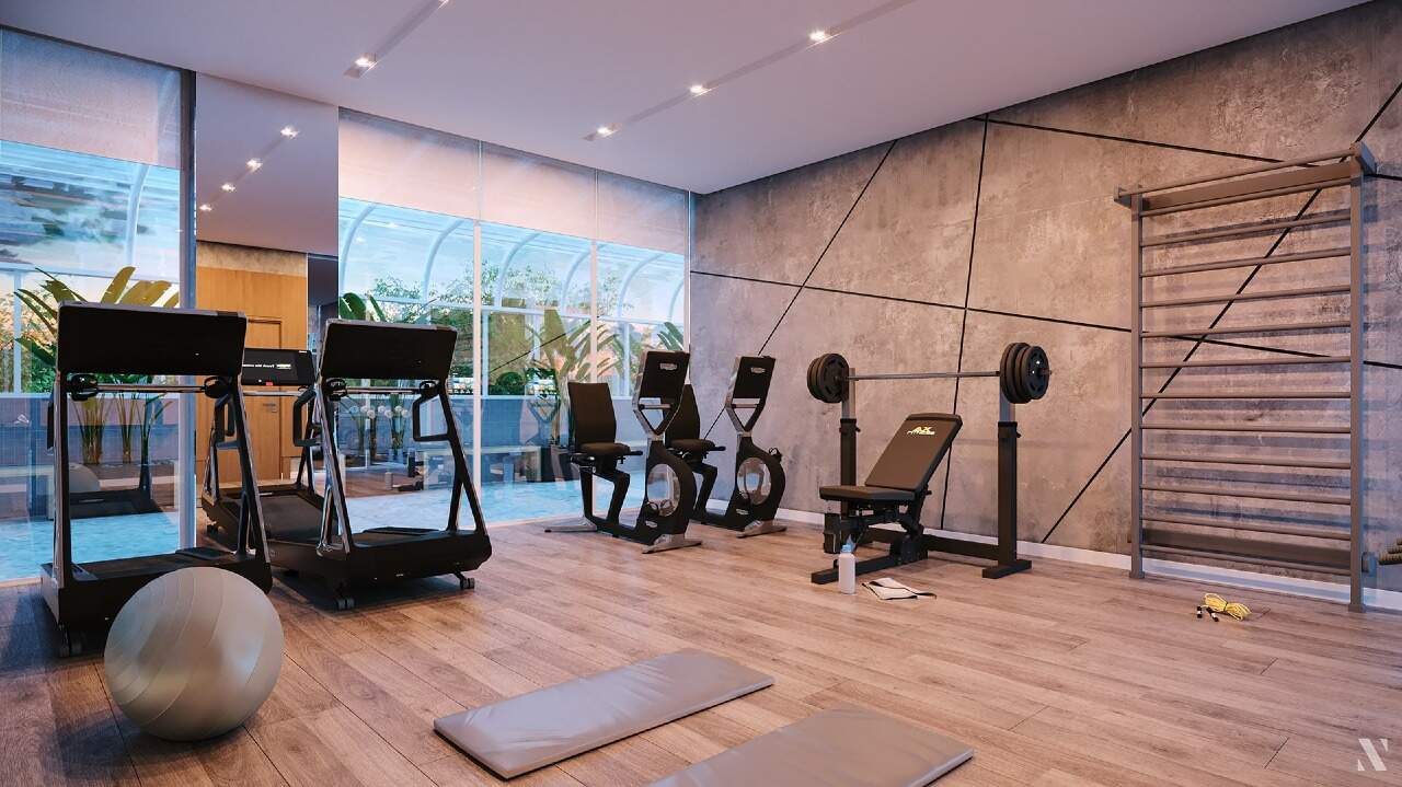 Apartamento à venda no Meia Praia: Academia