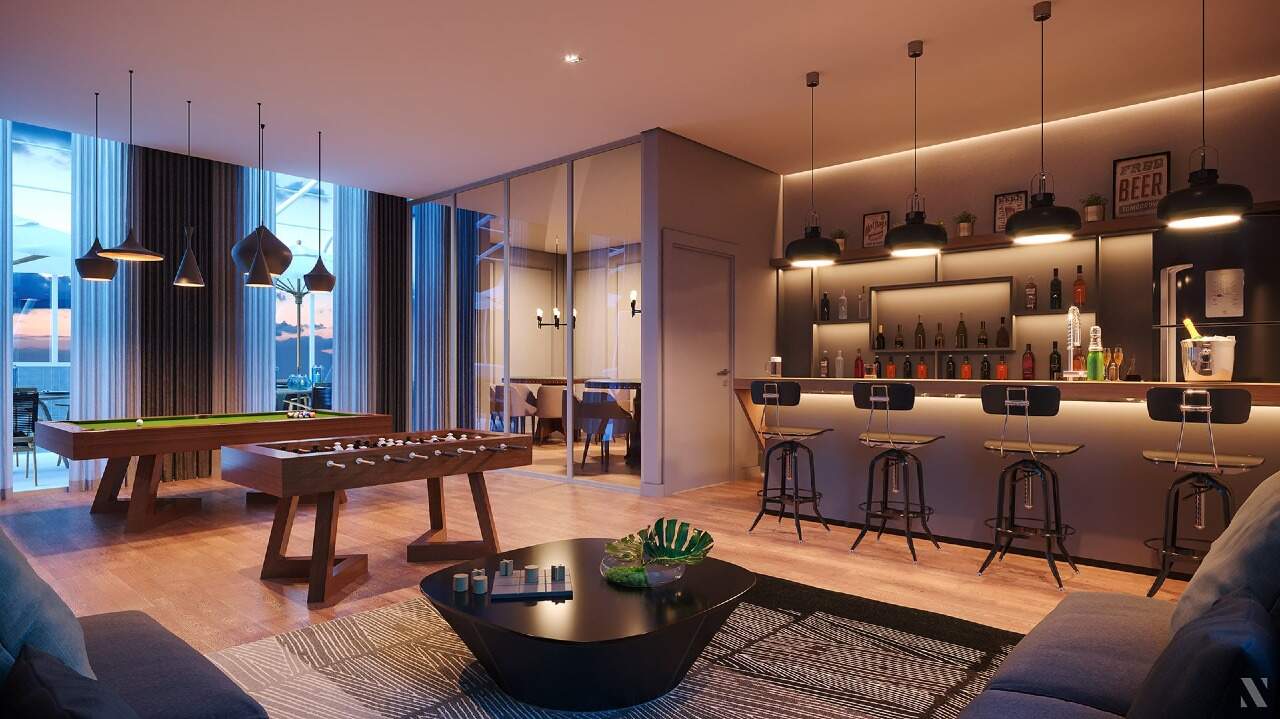 Apartamento à venda no Meia Praia: Sala de jogos