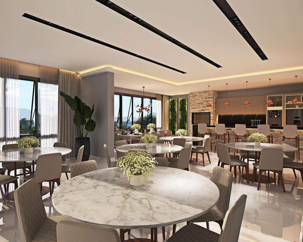 Apartamento à venda no Meia Praia: Salão de festas