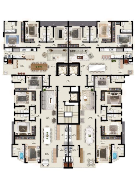 Apartamento à venda no Centro: 