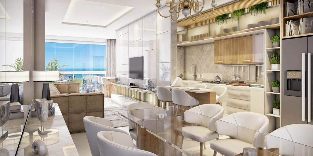 Apartamento à venda no Meia Praia: Área gourmet 