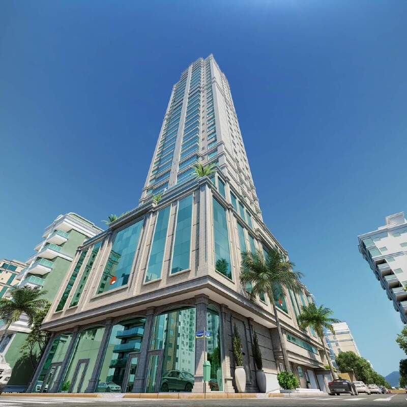 Apartamento à venda no Meia Praia: Fachada 