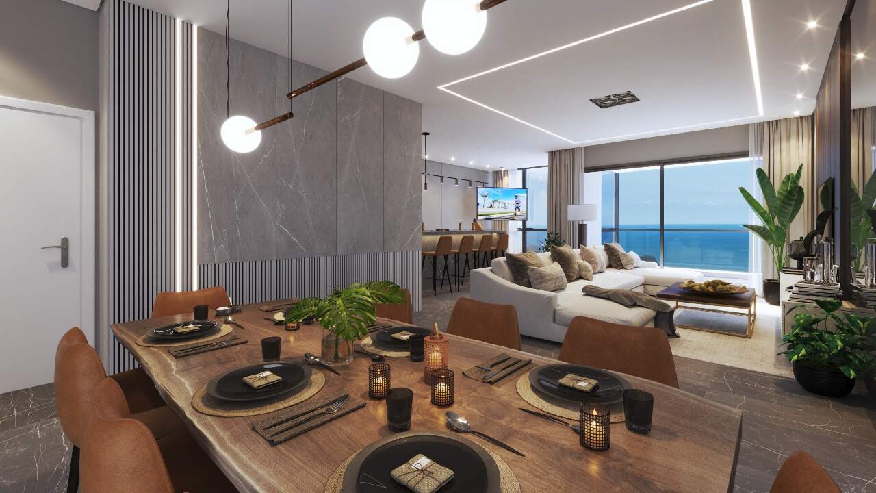 Apartamento à venda no Centro: Living com vista 