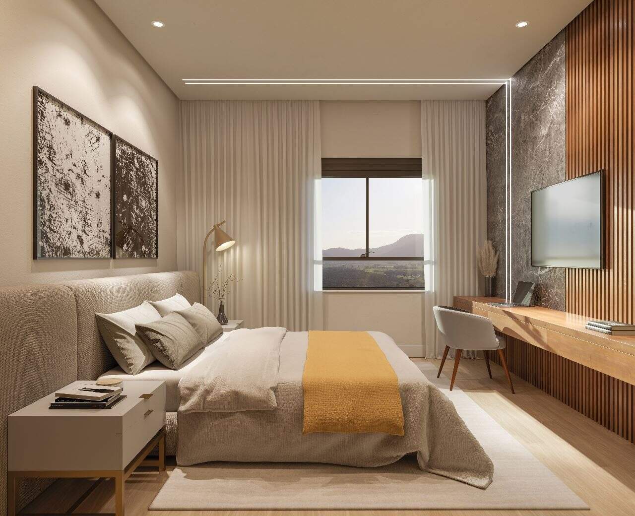 Apartamento à venda no Meia Praia: Suíte 