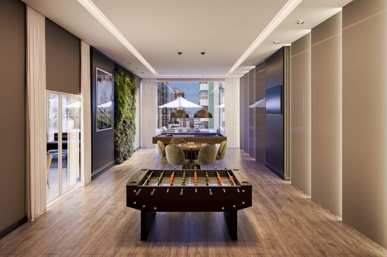 Apartamento à venda no Meia Praia: Sala de jogos