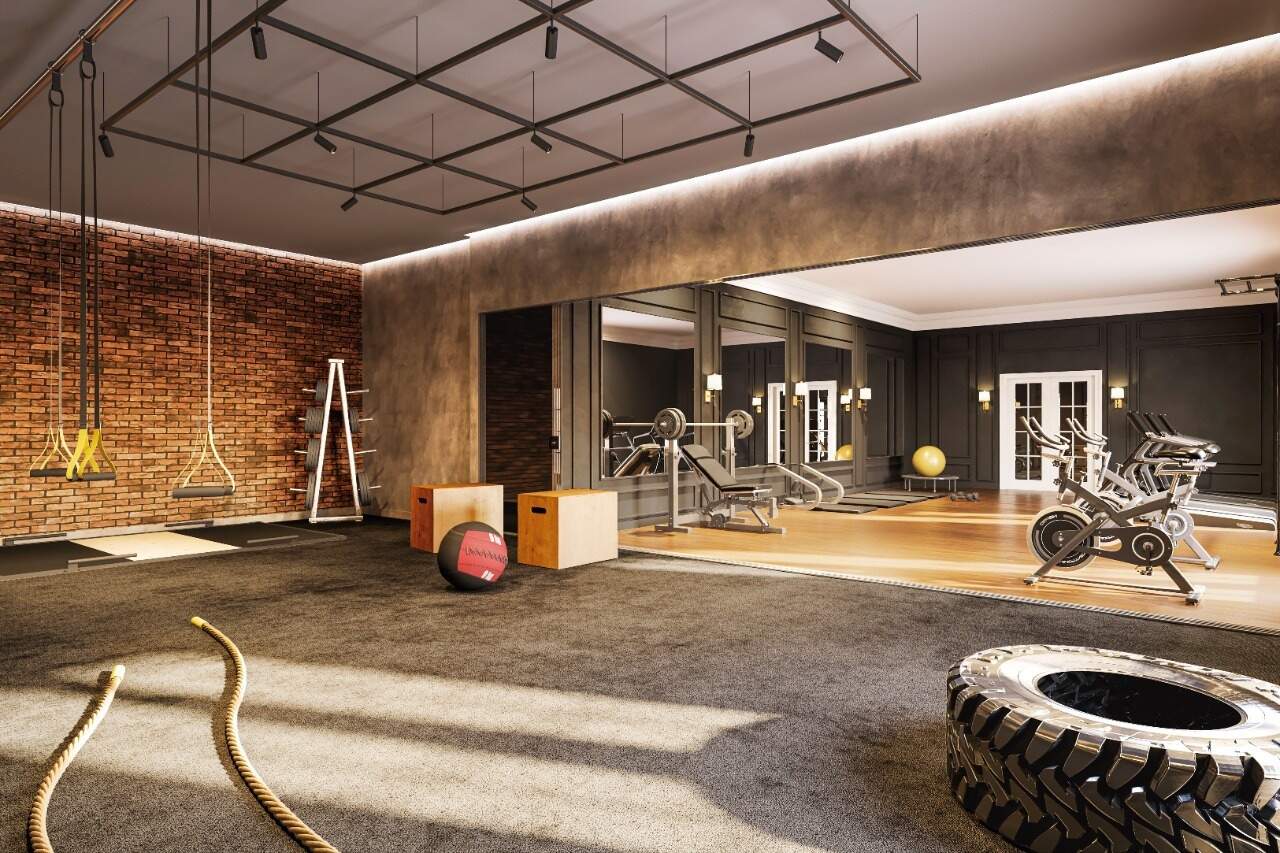 Apartamento à venda no Centro: Academia 