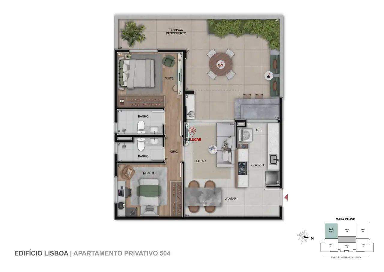 Apartamento, 2 quartos, 86 m² - Foto 2