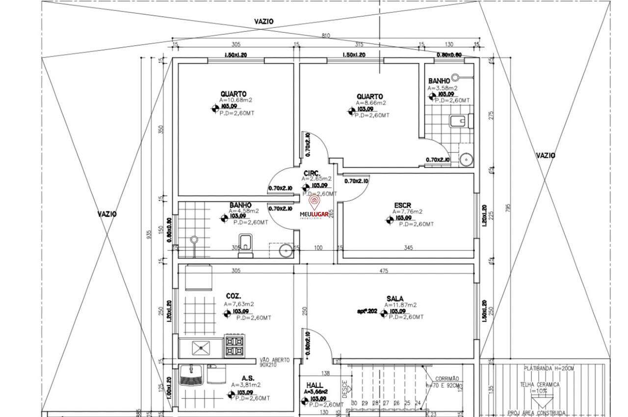 Apartamento, 3 quartos, 61 m² - Foto 2