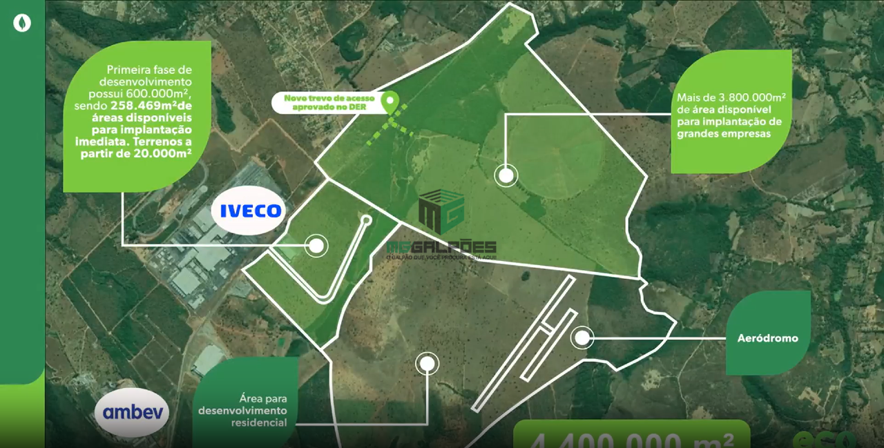Terreno/Área para à venda no bairro Distrito Industrial Norte : 