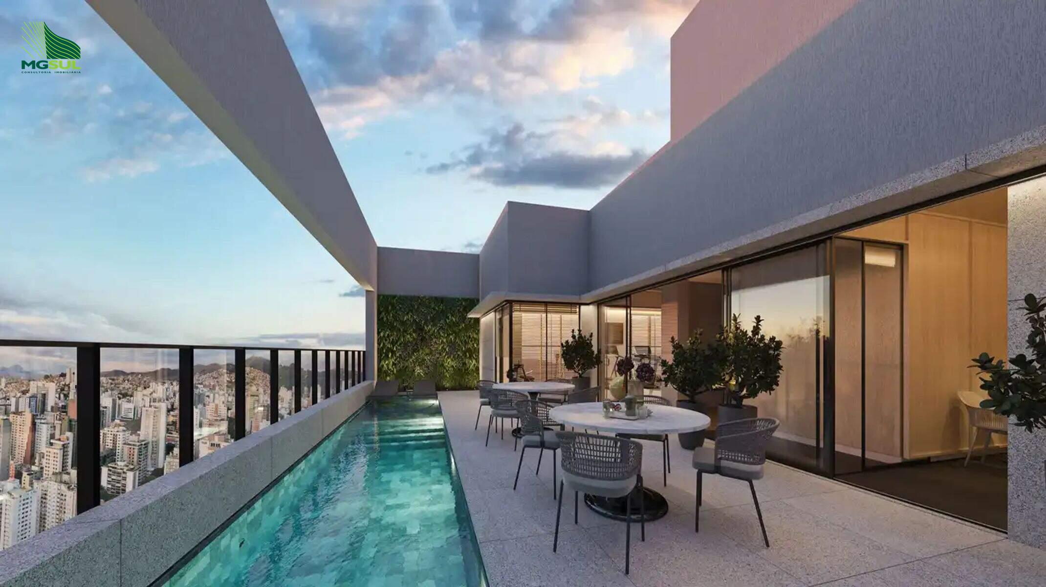 Savassi Flow Apartamento: Piscina rooftop