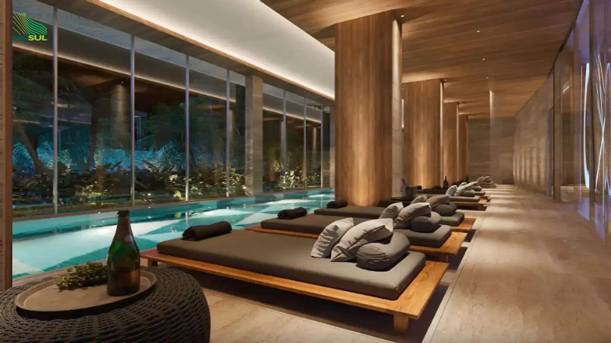 Gutierrez Origem Luxury Residence Apartamento: Piscina coberta e aquecida com raia