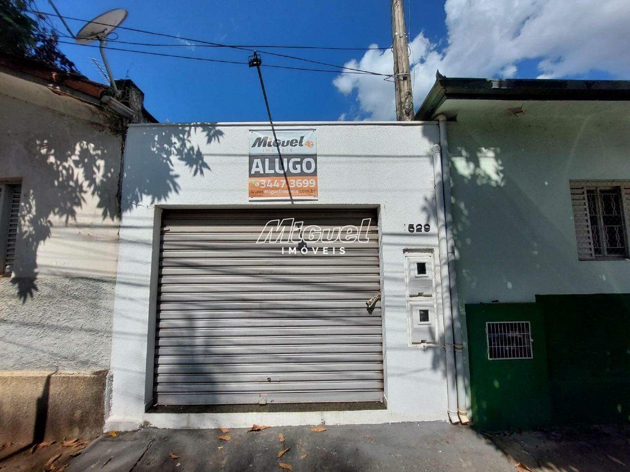 Salão Comercial, para aluguel, Cidade Alta - - Piracicaba/SP: 