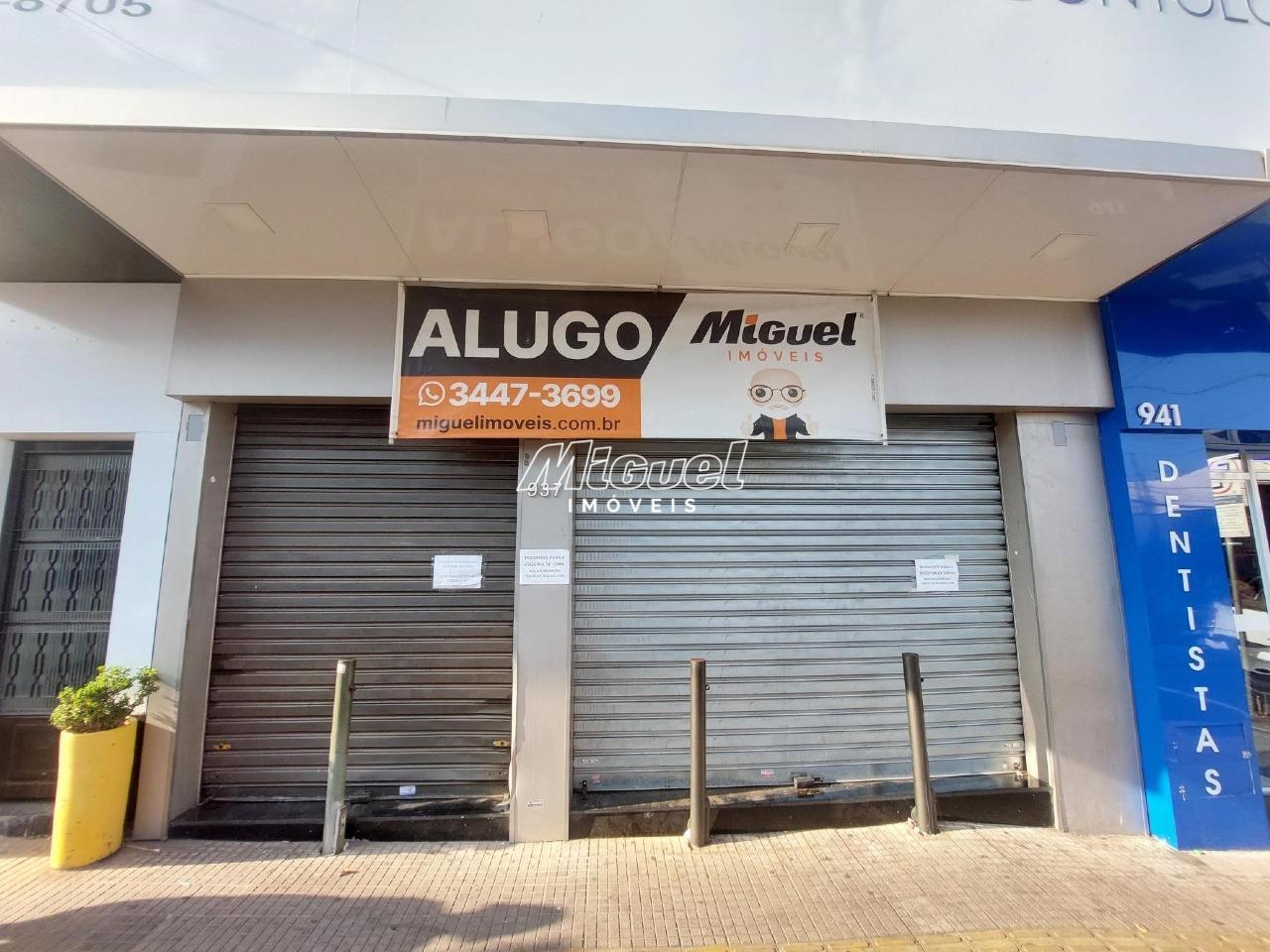 Salão Comercial, para aluguel, Centro - - Piracicaba/SP: 