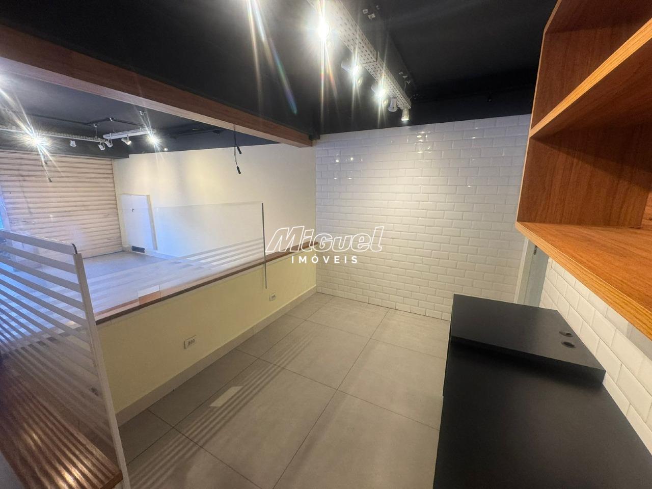 Salão Comercial, para aluguel, Centro - - Piracicaba/SP: 