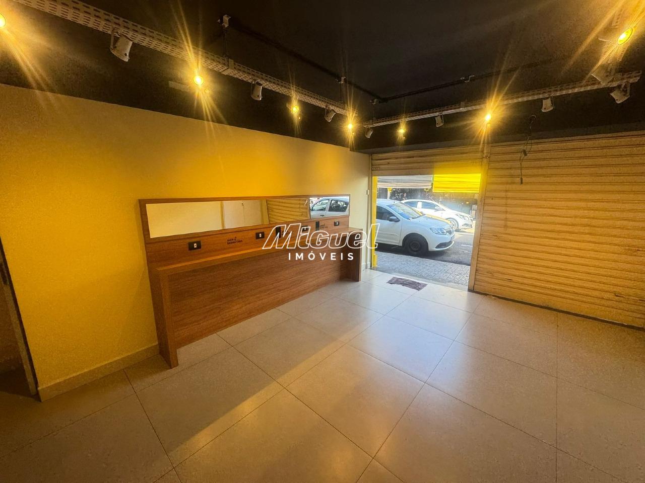 Salão Comercial, para aluguel, Centro - - Piracicaba/SP: 