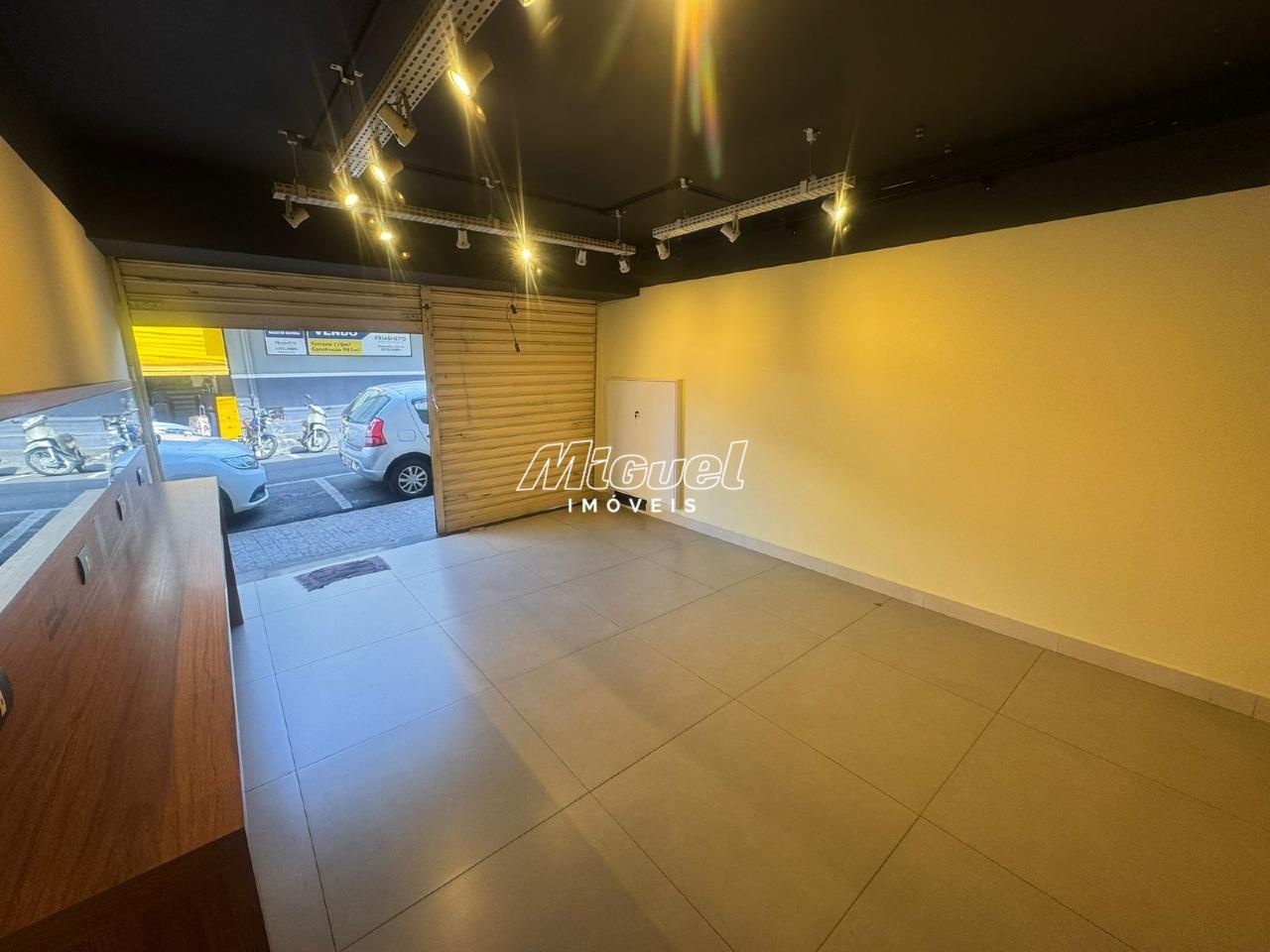 Salão Comercial, para aluguel, Centro - - Piracicaba/SP: 