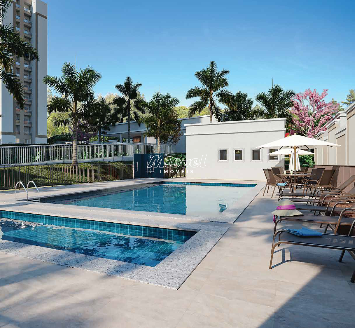 Apartamento, à venda, 0 até 2 quartos, Piazza Di Milano, Vila Industrial - Piracicaba: Piscina Adulto e Infantil - Diurna