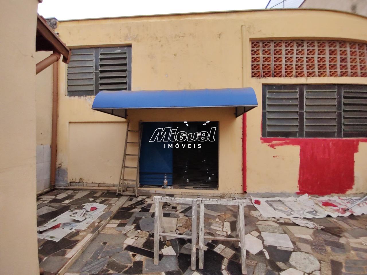 Salão Comercial, para aluguel, Cidade Alta - - Piracicaba/SP: 