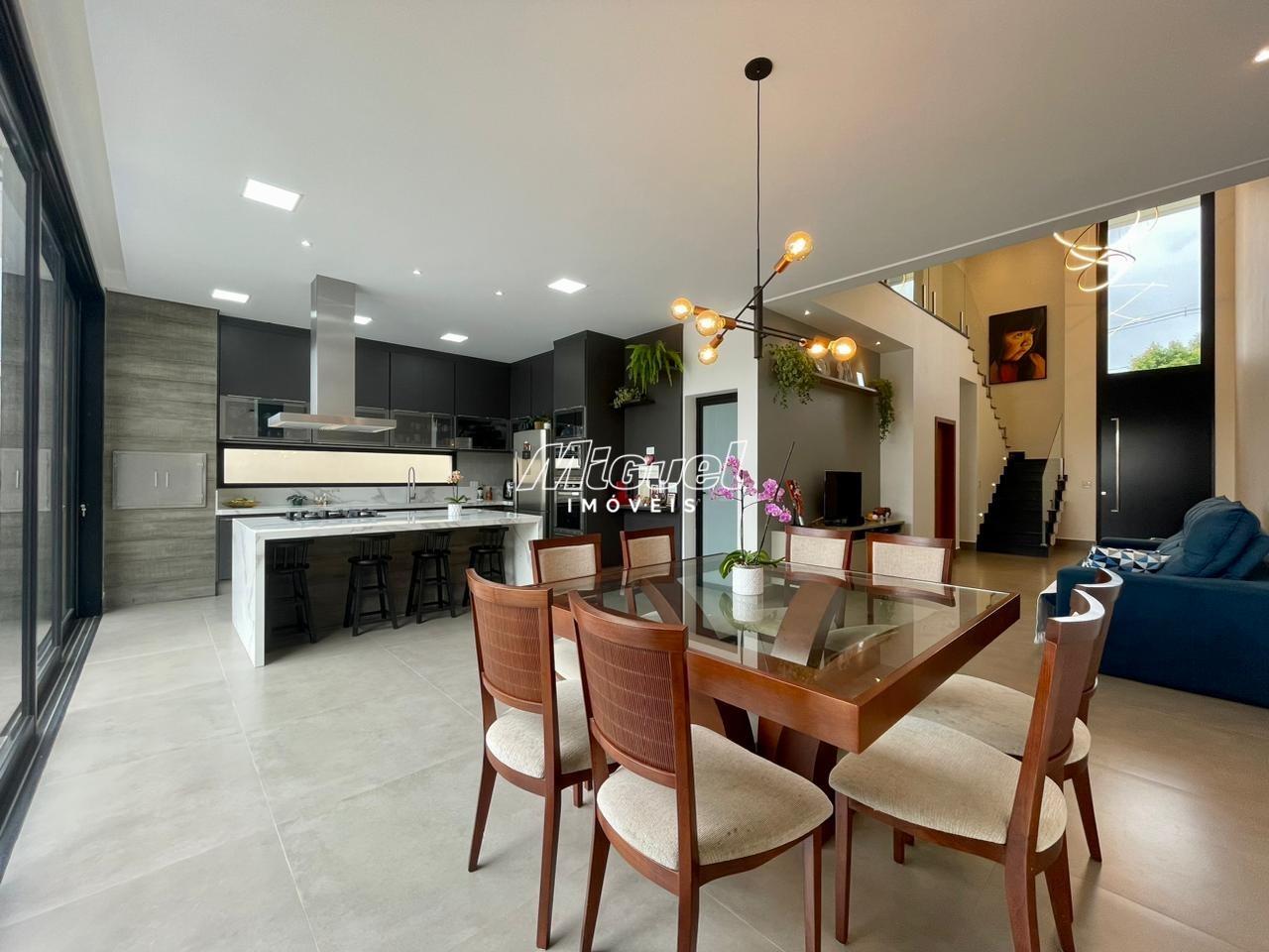 Casa em Condomínio, à venda, Taquaral - 4 quartos Condomínio Park Unimep Taquaral - Piracicaba/SP: