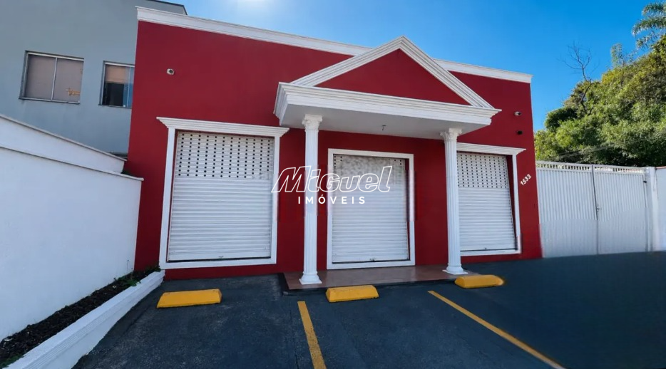 Salão Comercial, para aluguel, Dois Córregos - - Piracicaba/SP: 