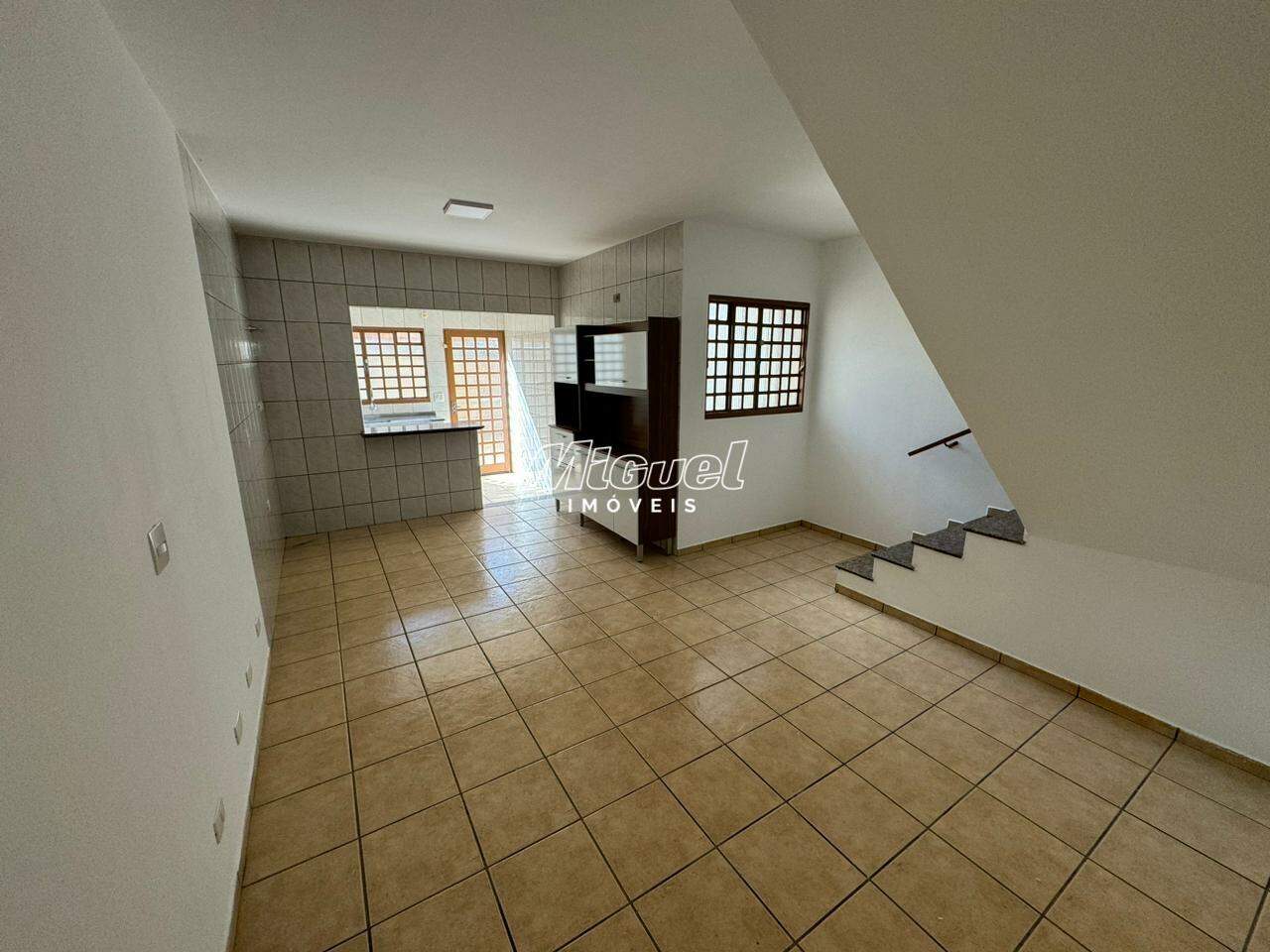 Casa, para aluguel, Cidade Alta - 3 quartos - Piracicaba/SP: 
