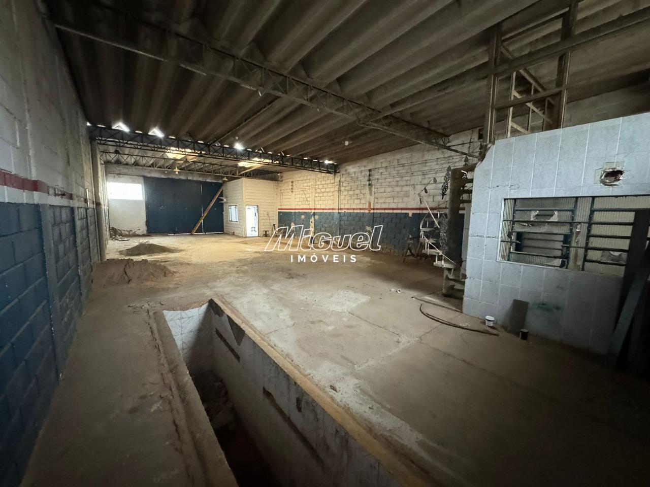 Galpão, para aluguel, Vila Industrial - - Piracicaba/SP: 