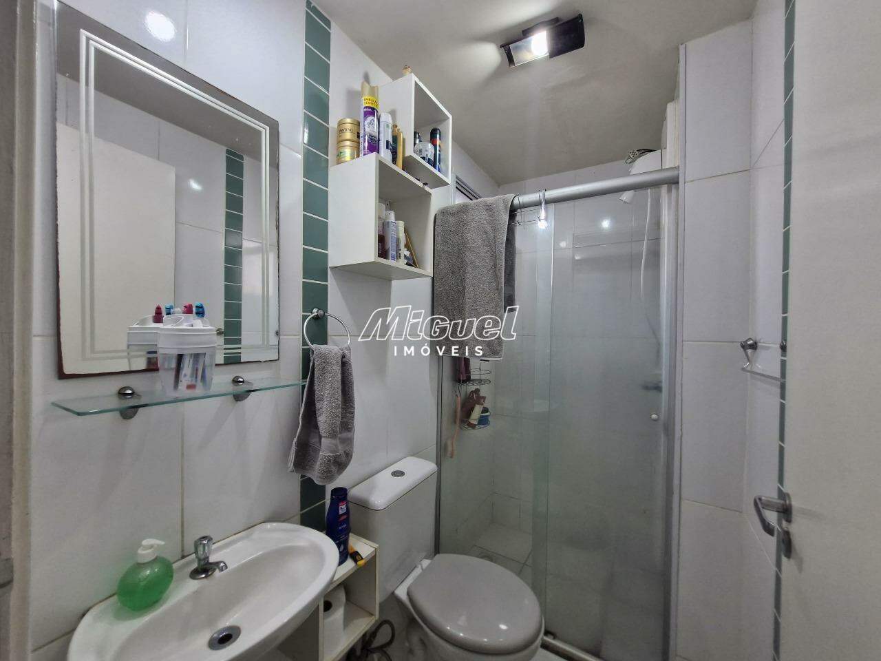 Apartamento, à venda, Glebas Califórnia - 2 quartos Condomínio Villaggio Di Toscana II - Piracicaba/SP: 