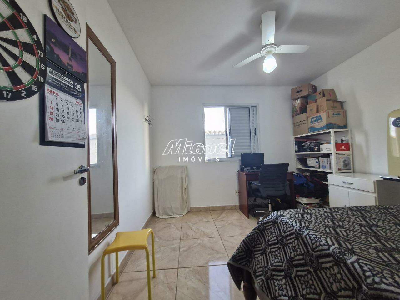 Apartamento, à venda, Glebas Califórnia - 2 quartos Condomínio Villaggio Di Toscana II - Piracicaba/SP: 