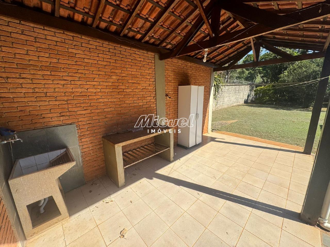 Chácara, para aluguel, Santa Rita - 3 quartos - Piracicaba/SP: 