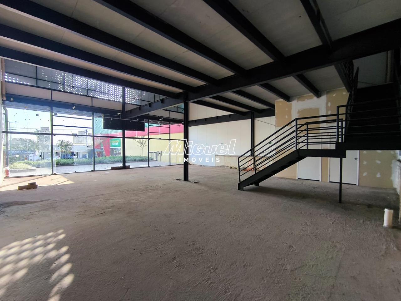 Salão Comercial, para aluguel, Vila Independência - - Piracicaba/SP: 