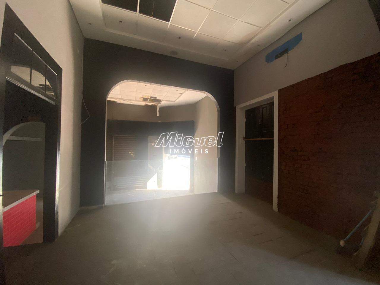 Salão Comercial, para aluguel, Centro - - Piracicaba/SP: 