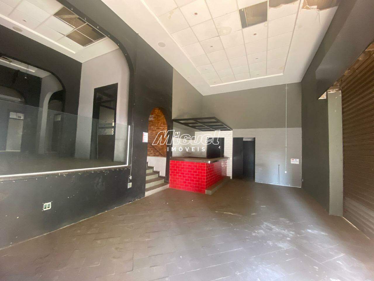 Salão Comercial, para aluguel, Centro - - Piracicaba/SP: 