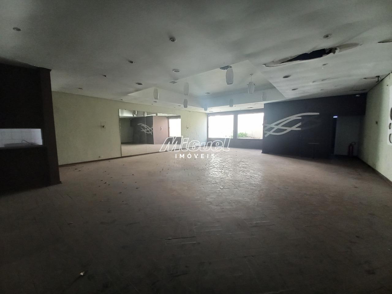 Salão Comercial, para aluguel, Cidade Alta - - Piracicaba/SP: 