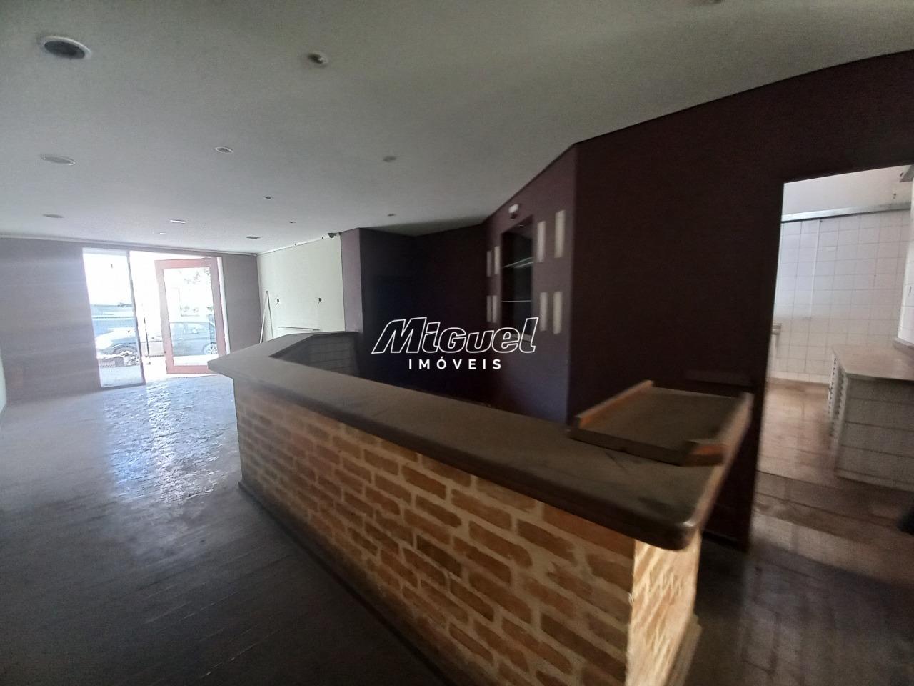 Salão Comercial, para aluguel, Cidade Alta - - Piracicaba/SP: 