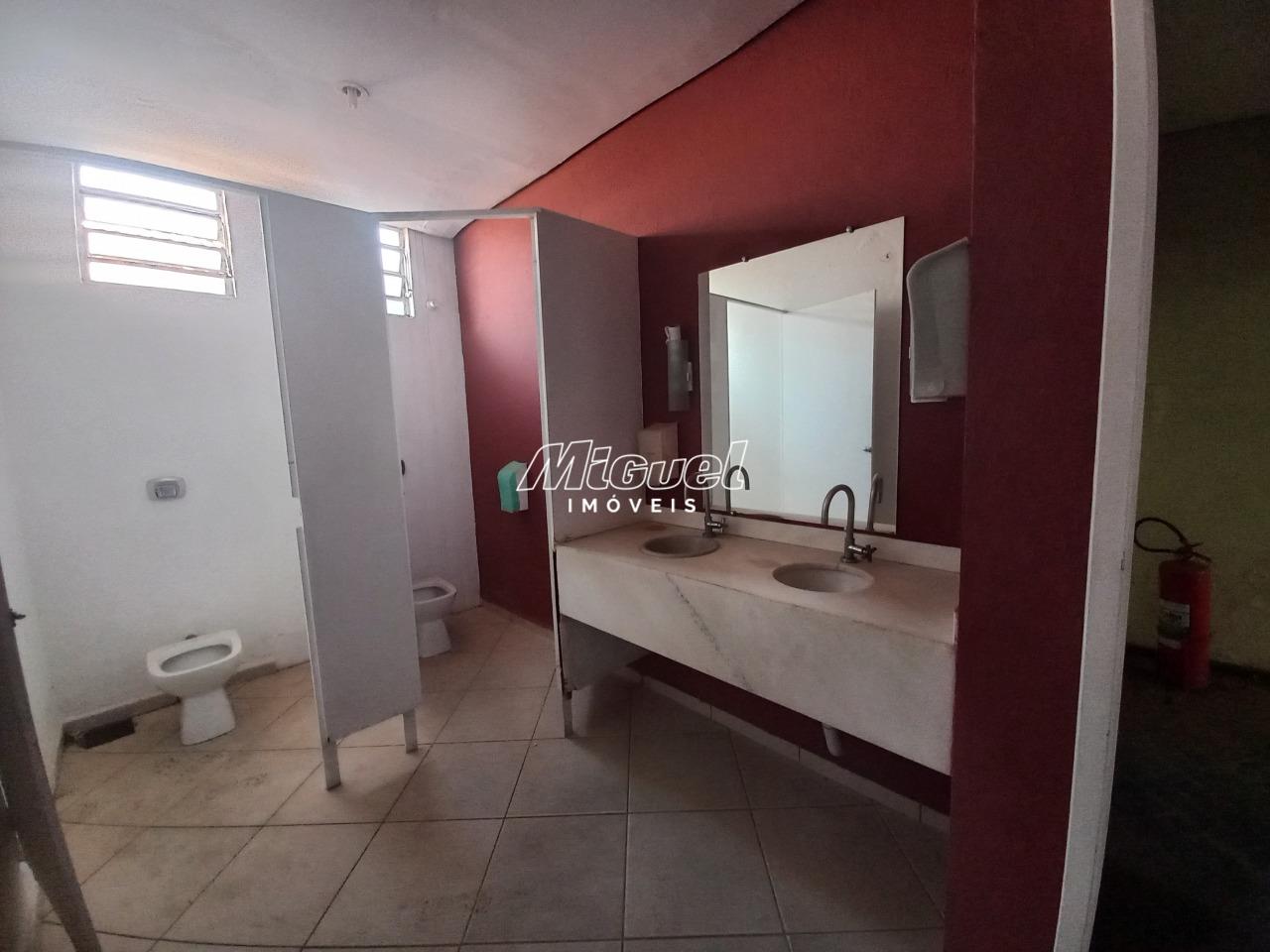 Salão Comercial, para aluguel, Cidade Alta - - Piracicaba/SP: 