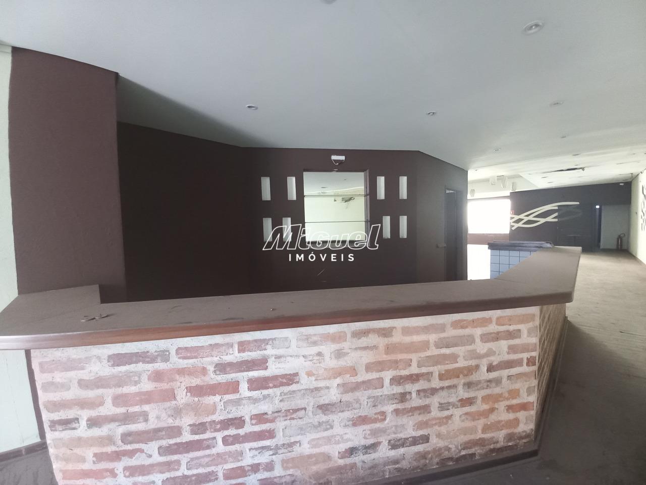 Salão Comercial, para aluguel, Cidade Alta - - Piracicaba/SP: 