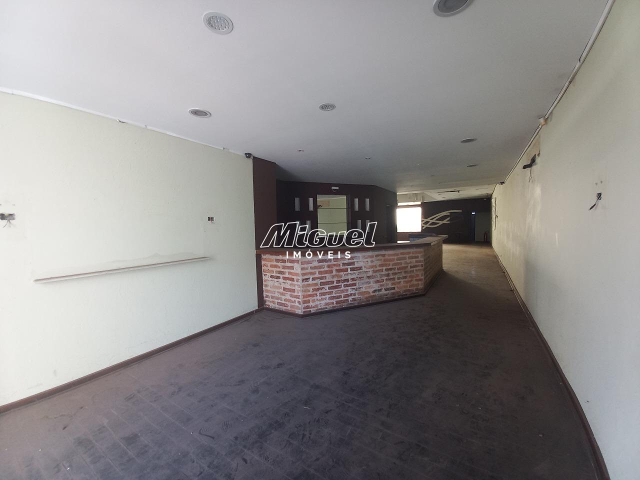 Salão Comercial, para aluguel, Cidade Alta - - Piracicaba/SP: 