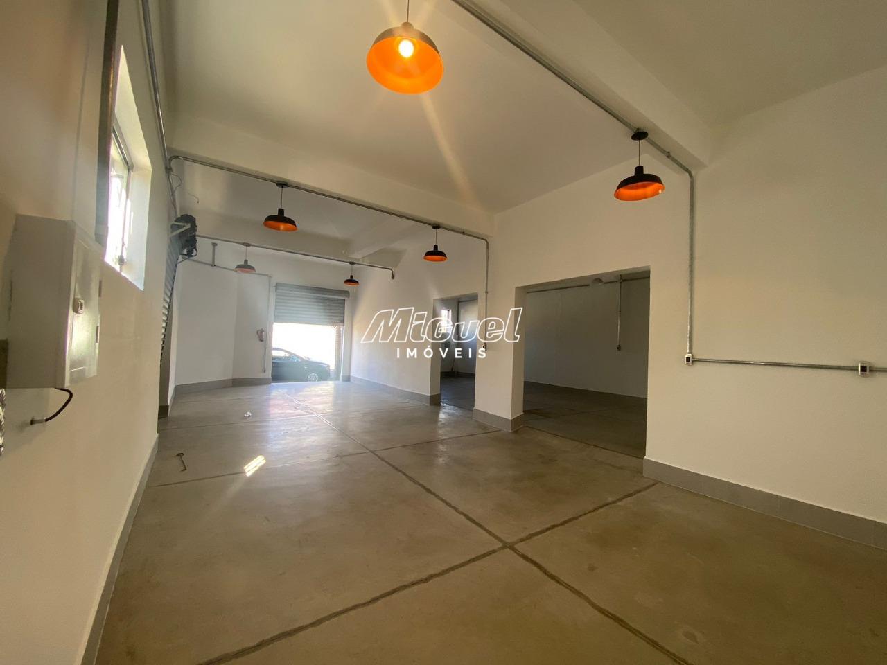 Salão Comercial, para aluguel, Vila Independência - - Piracicaba/SP: 