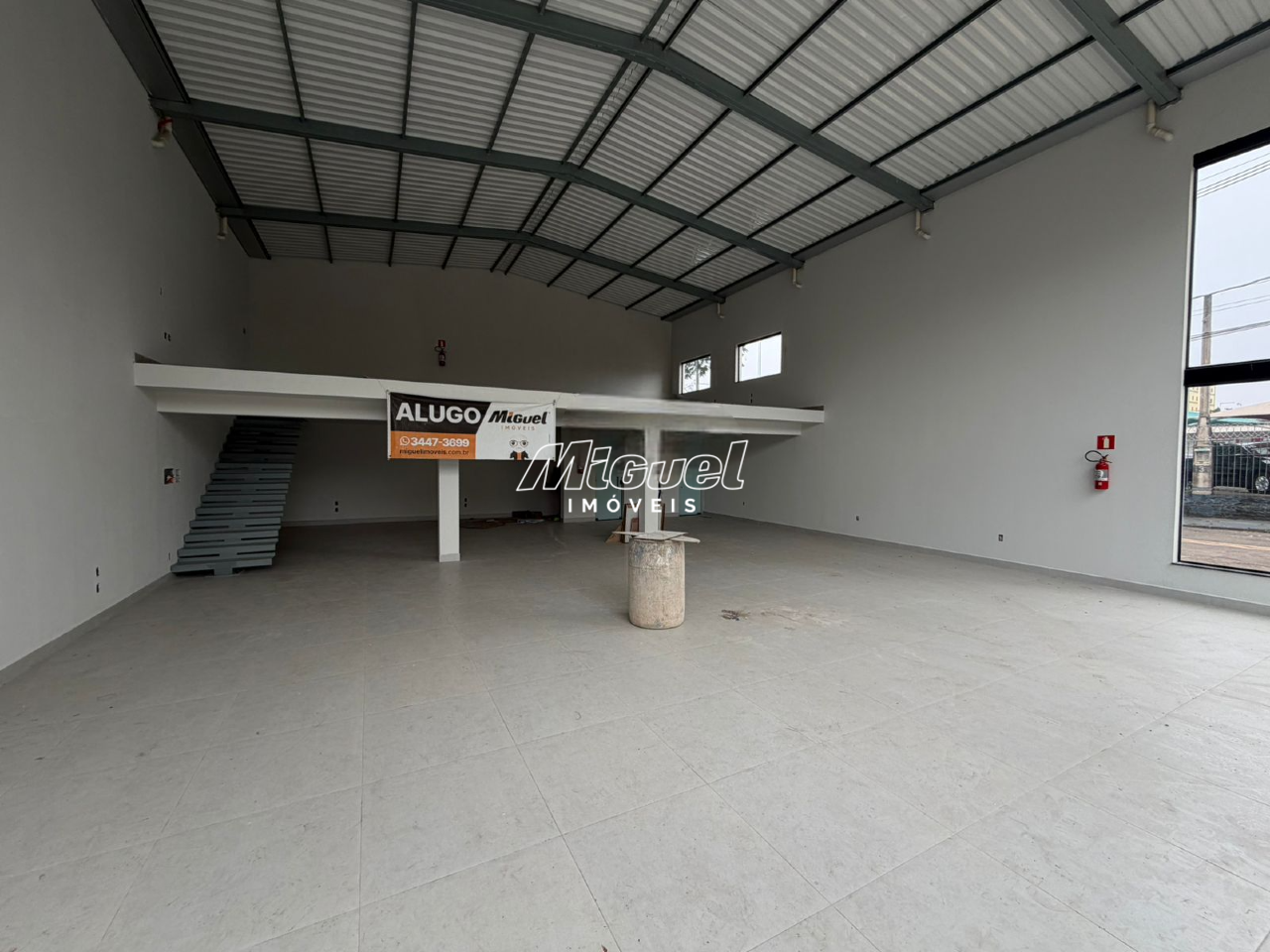 Salão Comercial, para aluguel, Higienópolis - - Piracicaba/SP: 